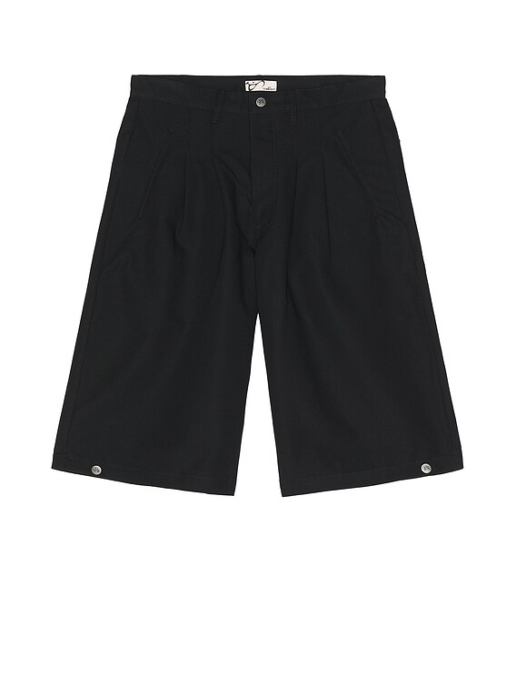 Art Community Diptych Japanese Nylon Jort in Black | FWRD