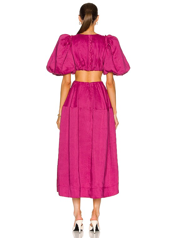 vanades cut out ring midi dress Aje, Vanades Cut Out Ring Midi New Wedding Dress Save 33%