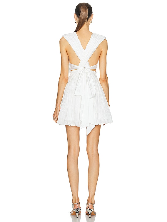 aje escapist mini dress Escapist Mini Dress-IVORY / 4