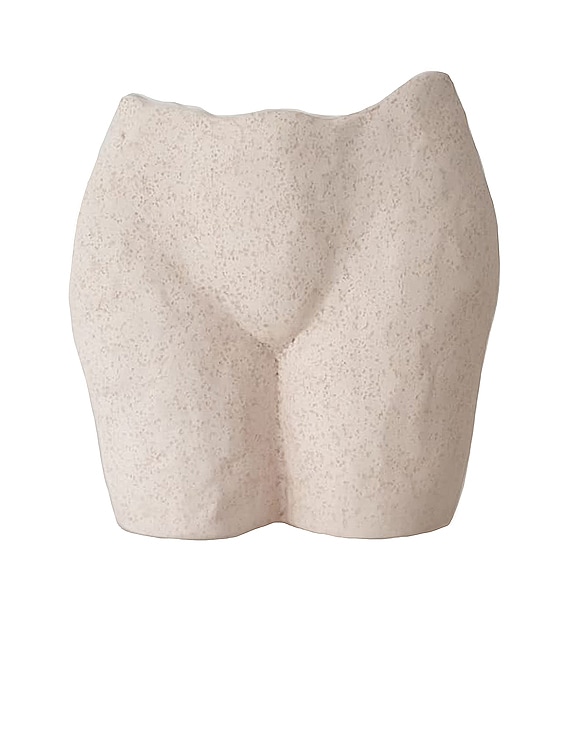 Anissa Kermiche Popotin Vase in Beige Speckled | FWRD