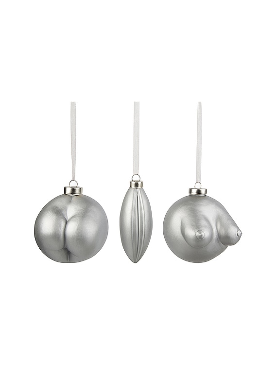 Anissa Kermiche Pornament Baubles Trio in Silver | FWRD