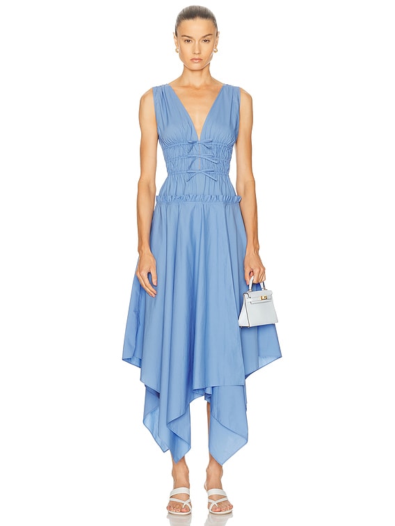 AKNVAS Zelie Dress in Cornflower Blue | FWRD