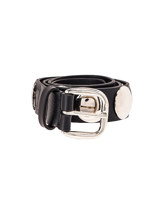 ALBERTA FERRETTI Stud Belt in Black | FWRD