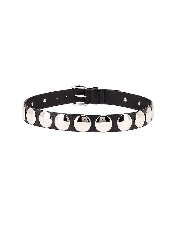ALBERTA FERRETTI Stud Belt in Black | FWRD display picture 1