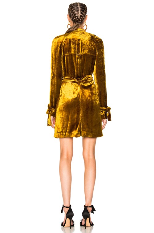 A.L.C. Kendall Dress in Ochre | FWRD A.L.C. Kendall Dress in Ochre | FWRD