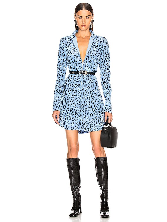A.L.C. Marcella Dress in Blue & Black | FWRD