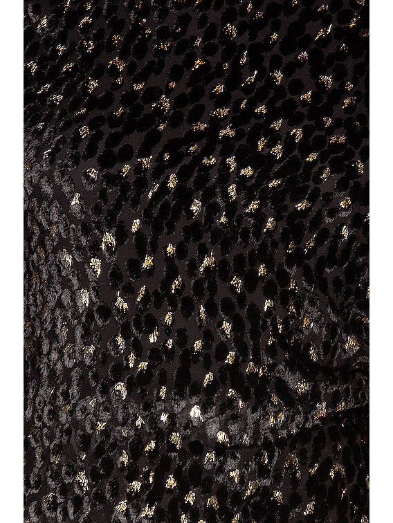 A.L.C. Jane Dress in Black & Gold | FWRD