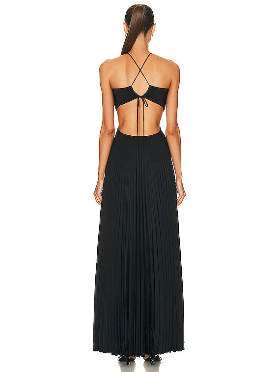 strapless open back dress Pink Mermaid Sequin One Shoulder Prom Dresses Black Girl – alinanova main image 0