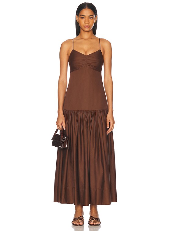 A.L.C. Harper Dress in Milk Chocolate | FWRD