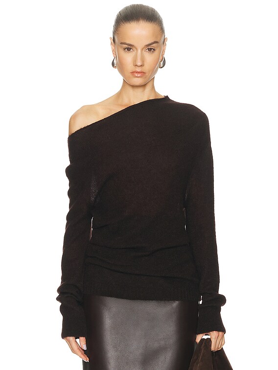 A.L.C. Freya Sweater in Dark Umber | FWRD