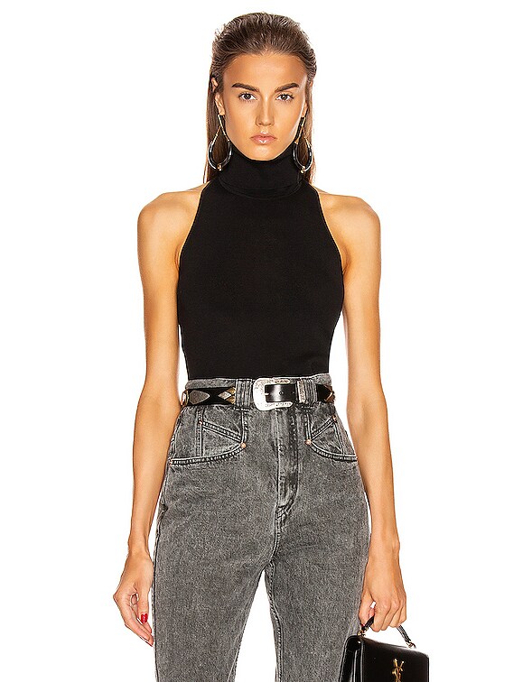 A.L.C. Paltrow Top in Black | FWRD