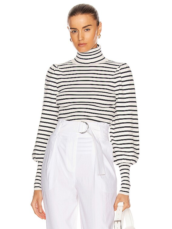 A.L.C. Karla Top in White \u0026 Midnight | FWRD