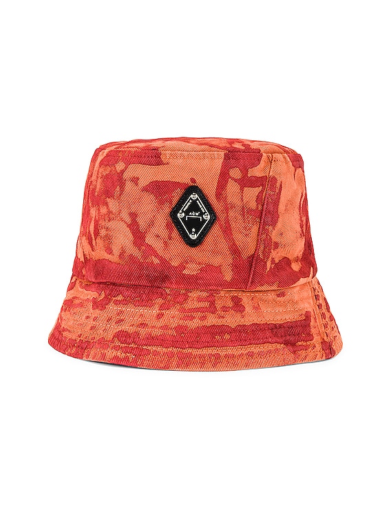 A-COLD-WALL* Diamond Bucket Hat in Rust Oxide | FWRD