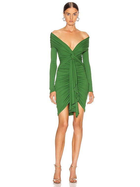 alexandre vauthier green dress