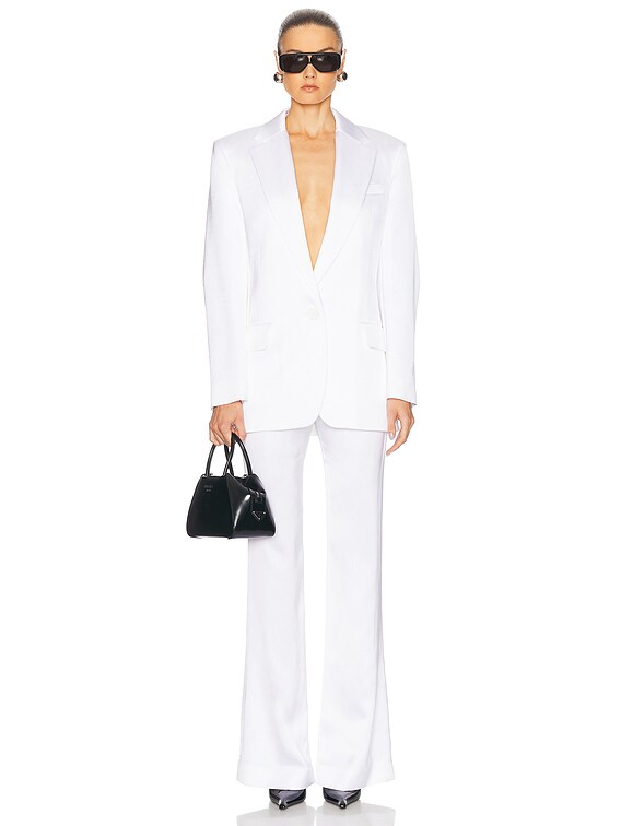 送料関税込【ALEXANDRE VAUTHIER】ブレザー Alexandre Vauthier ダブルブレスト レザー ブレザー