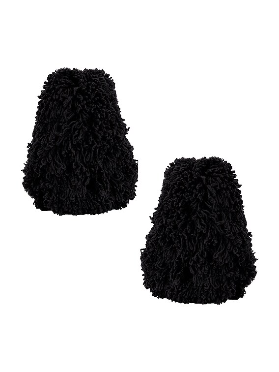 ALAÏA Bubble Gloves in Noir Alaia | FWRD