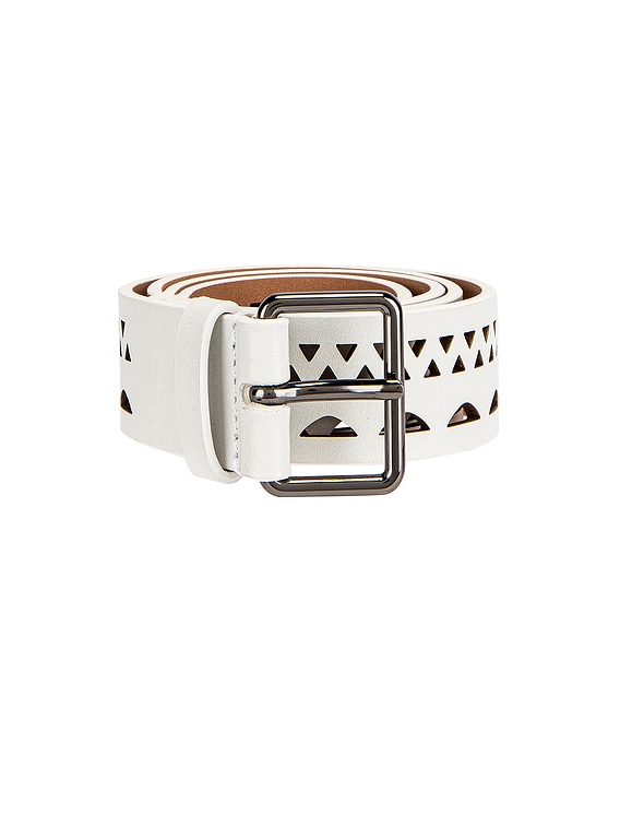 【関税&送料込】Alaia Vienne Thin Perforated Leather Belt AlaïA Vienne Thin Belt - Noir | Editorialist