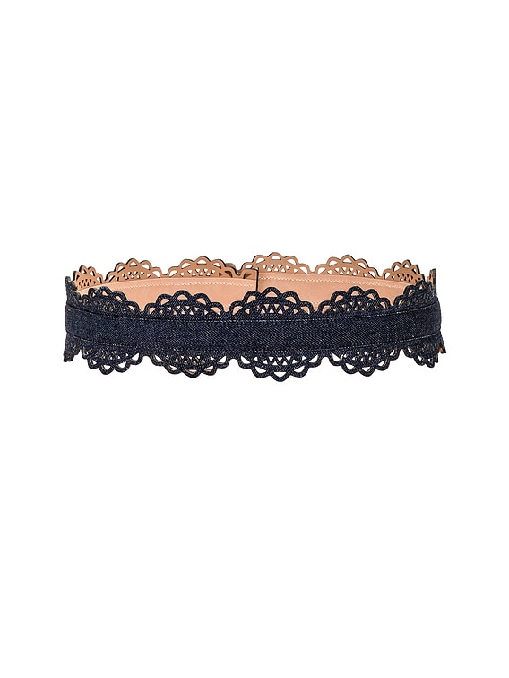 【関税&送料込】Alaia Belt ALAÏA Leather waist belt | NET-A-PORTER