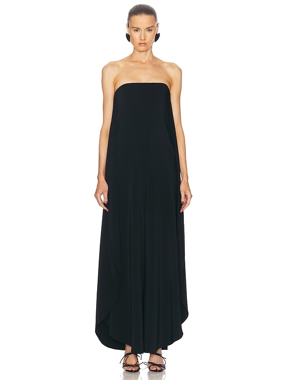 ALAÏA Round Jumpsuit in Noir | FWRD