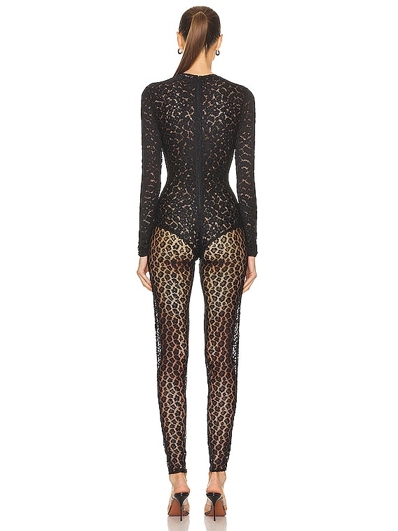 ALAÏA キャットスーツ - Noir | FWRD ALAÏA キャットスーツ - Noir | FWRD