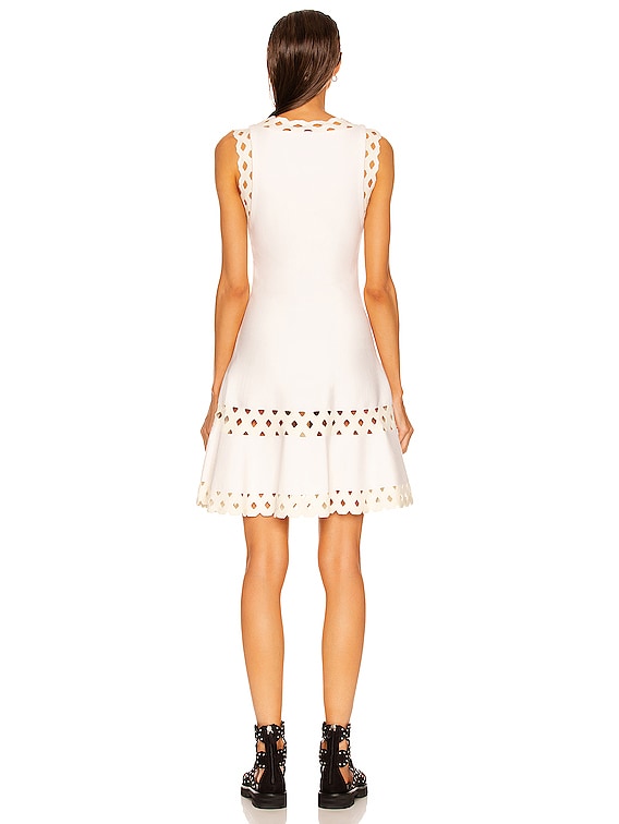 ALAÏA Edition Sleeveless Dress in Blanc | FWRD