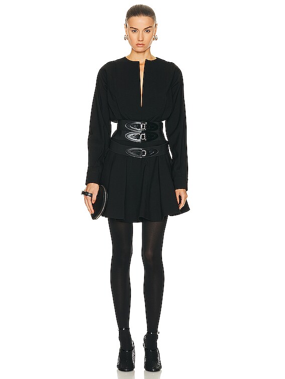 long sleeve black lace dress short Classic Style Long Sleeve Short Lace Dress main image 0
