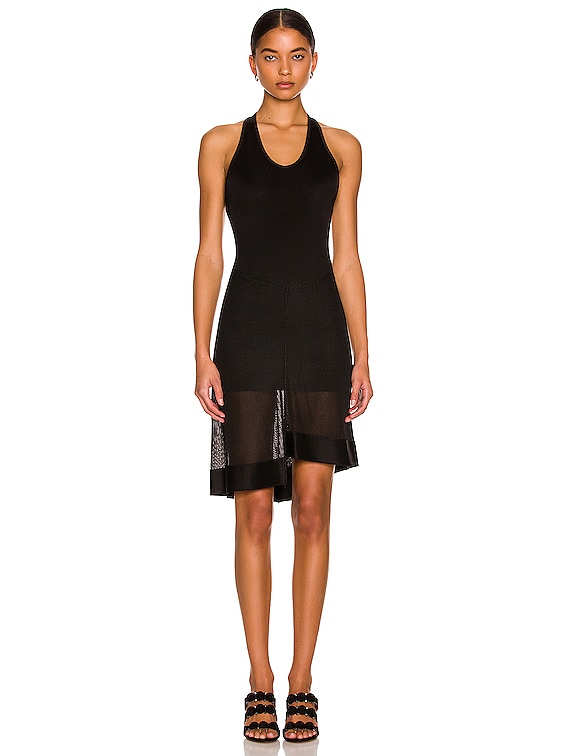 ワンピース Alaia Short Asymmetric Dress ALAÏA Edition 1986 Short Asymmetrical Dress in Noir | FWRD