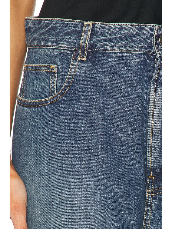 ショートパンツ ALAIA Denim bermuda shorts with ribbed band Blu Alaia Denim Bermuda Shorts Ribbed Band | eBay