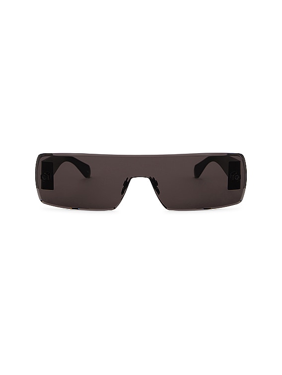 ALAÏA Black Rectangular Sunglasses