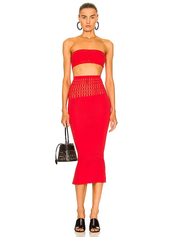 【関税込み】ALAIA Skirts ALAÏA FLUID ASYMMETRIC SKIRT |ALAÏA US