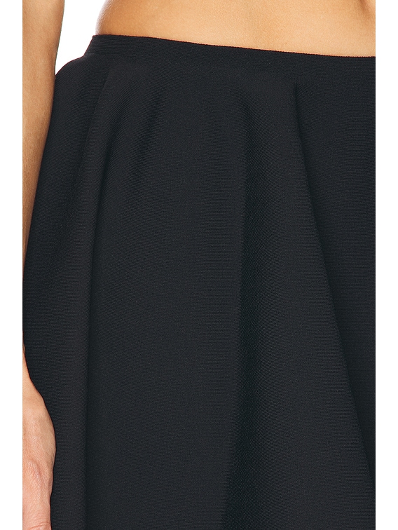 ALAÏA ALAΪA Godet Skirt in Noir Alaia | FWRD