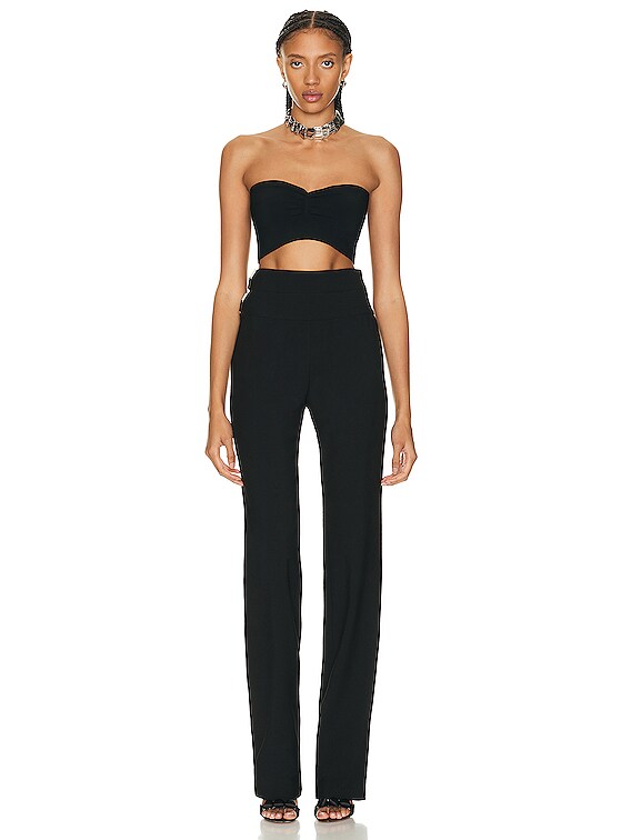 ALAÏA Bandeau Top in Noir ALA?A | FWRD