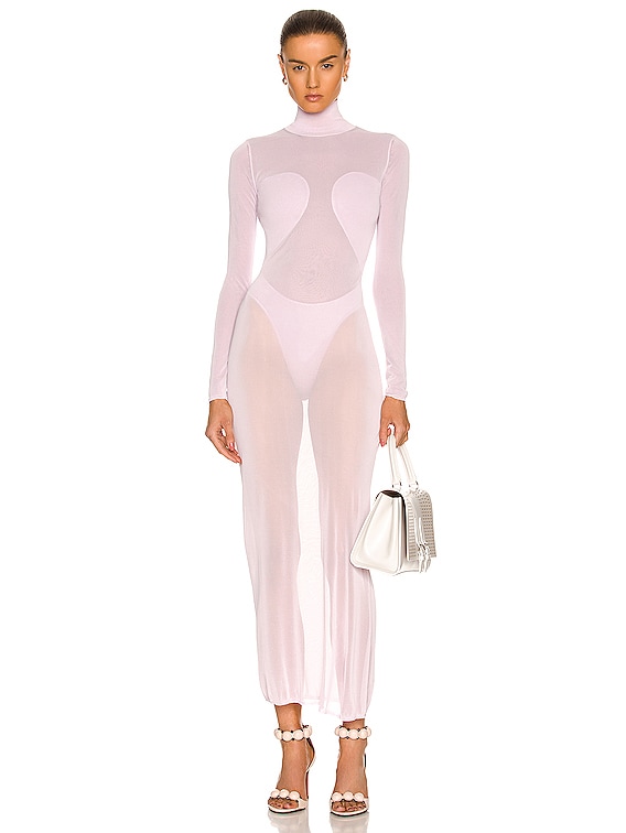 ALAÏA Second Skin Bodysuit in Parme | FWRD
