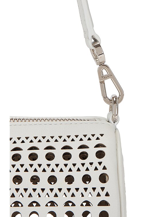 ALAÏA Tube Shoulder Bag in Blanc Optique | FWRD