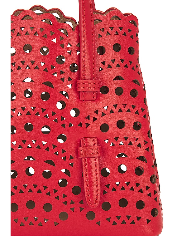 ALAÏA Mina 16 Bag in Rouge Vif | FWRD