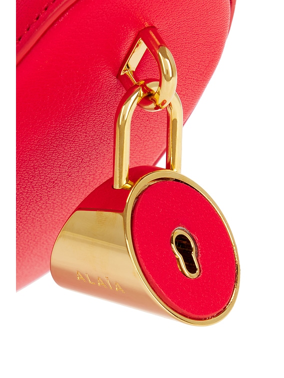 ALAÏA Le Demi-Coeur Bag in Rouge Vif | FWRD
