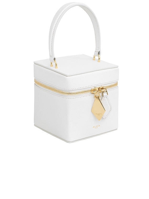 ALAÏA Cube Vanity Bag in Ivoire | FWRD