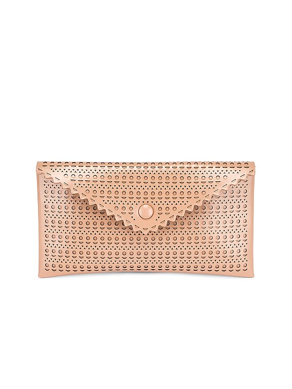 Louise leather clutch bag