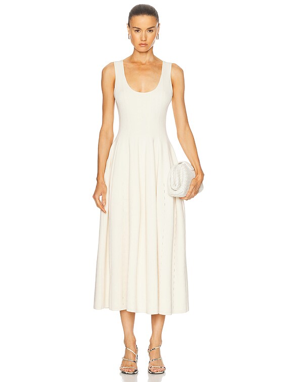 Adam Lippes Lucilla Dress in Ivory | FWRD Adam Lippes Lucilla Dress in Ivory | FWRD