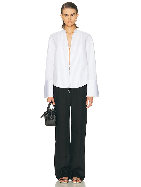 Adam Lippes Mick Top in White | FWRD