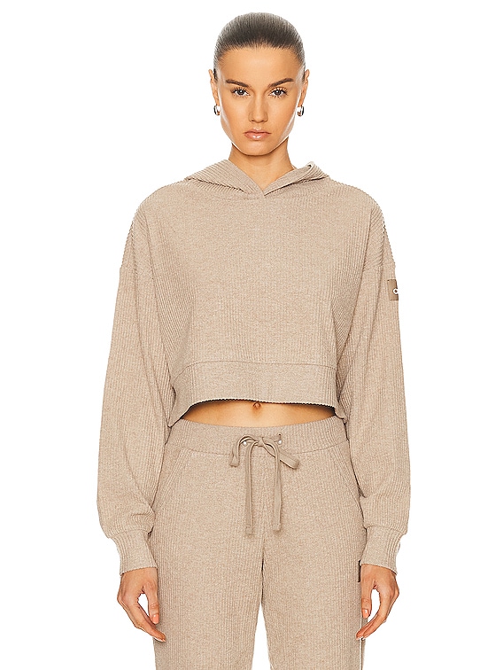 alo Muse Hoodie in Gravel Heather