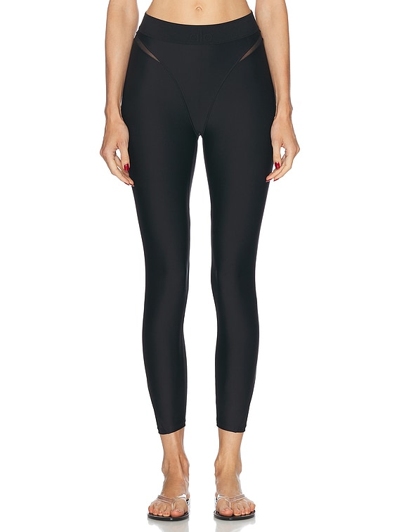 スパッツ・レギンス [Alo Yoga] Airlift High-Waist 7/8 Rebel Legging Airlift High-Waist 7/8 Rebel Legging - Black | ALO