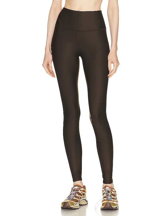 alo High Waisted Airlift Legging in Espresso