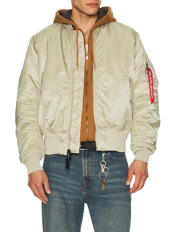 ALPHA INDUSTRIES Alpha MA-1 Flight Jacket in Mineral | FWRD