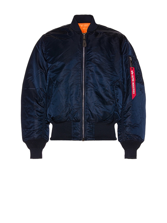 ALPHA INDUSTRIES MA-1 Bomber Jacket in Replica Blue | FWRD