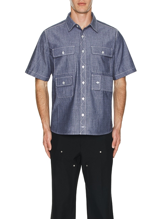 Alpha Industries｜ (UNFRM TYPE-01 TEE (MTU55009C1 REPLIC ALPHA INDUSTRIES Short Sleeve Multi Pocket Shirt in Replica