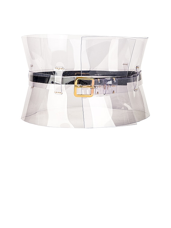 Clear shop corset belt