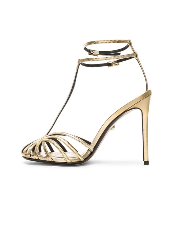 ALEVI Milano Alevi Stella Sandal in Shine Light Gold | FWRD