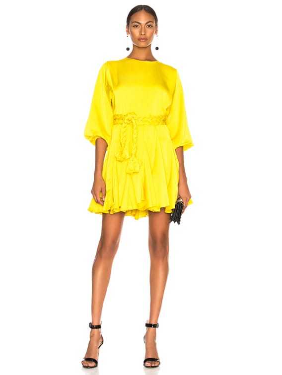 alexis dress yellow