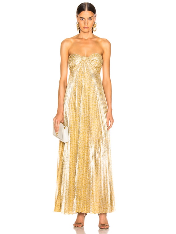 Nookie Lumiere Gown in Gold | REVOLVE